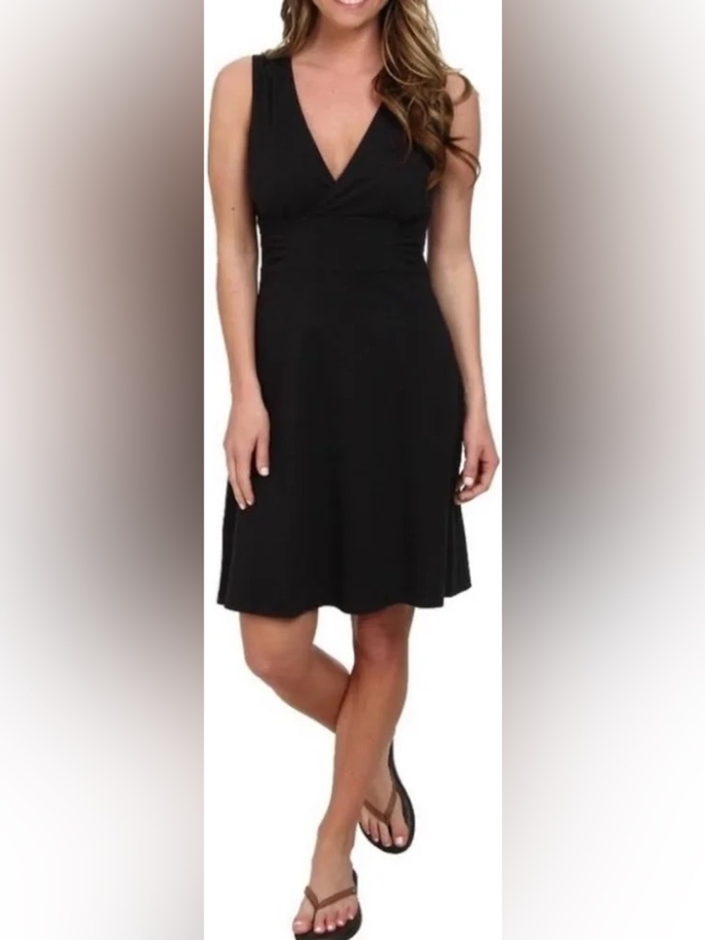 Patagonia Margot Organic Cotton V-Neck A-Line Dress